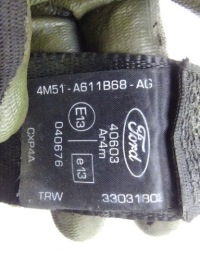Ford focus mk2 04-11 ремінь безпеки ліве задні 3d hb Доставка, фото thumb