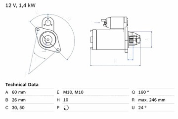 фото thumb №2, Стартер mercedes c cl203 c t-model s202 c t-model s203 c w202 c