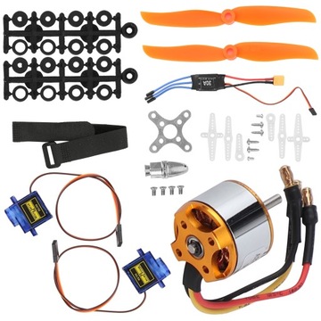 2212 1400KV Двигатель 8060 Пропеллер 9G Сервопривод 30A XT60 Комплект ESC для вертолета