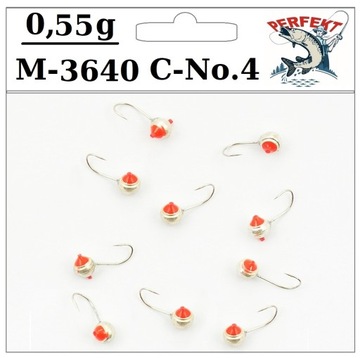 МОРМЫШКА WOLFRAM M - 3640 - C - №4 СЕРЕБРЯНЫЙ