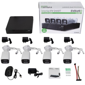 EVOLVEO Detective IP8 SMART, system kamer DET-IP8