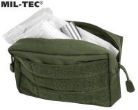 Сумка-органайзер с небольшим грузовым карманом Molle MIL-TEC Оливковая +бесплатно