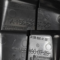 фото thumb №13, Обшивка стійок захист козирки дзеркало чорні mercedes gla w156 x156 amg