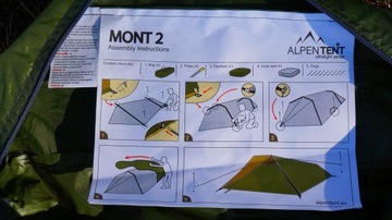 AlpenTent MONT 2 Двойная палатка Легкая 2,2 кг