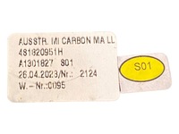 фото thumb №7, 4s1820951h audi r8 4s решітка повітропровід карбон