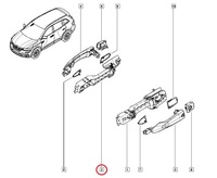фото thumb №8, Koleos ii 2 nowa основание ручка правой правая перед задняя оригинал