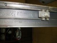 Mercedes w215 молдинг левый перед 2156900762 Оригинал, фото thumb