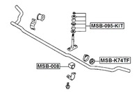 фото thumb №2, Втулка стабилизатора передний mitsubishi l200 k60 70