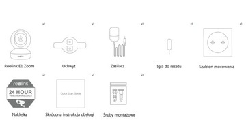 Reolink E1 Zoom, 5 МП, вращающаяся Wi-Fi камера | НЯНЯ