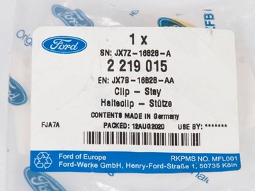 фото thumb №11, Тримач podpórki капота focus 18- puma 20-_ 2219015 _ jx7b-16828-aa