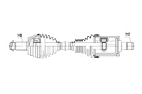 Привідний вал привідна bmw x5 06- /ліва, drugi тип/ Оригінал, фото thumb