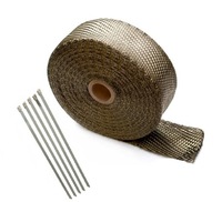 фото thumb №1, Бандаж захист стрічка теплова колектор вихлоп 1400°c 5m + 5 хомут