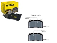 фото thumb №1, Тормозные колодки тормозные peugeot перед 607 00- textar