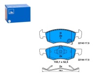 фото thumb №1, Тормозные колодки тормозные перед opel corsa e corsa e хэтчбек 1.0-1.4lpg