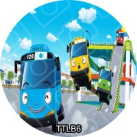 Рождественский вафельный диск для торта TAYO THE LITTLE BUS украшение для торта вафельный принт 20 см
