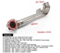 фото thumb №3, Downpipe mini cooper s r55 r56 r57 r58 r59 r60 r61 - n18 07-16 decat