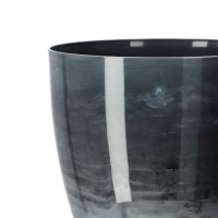 DONICZKA OSŁONKA DONICA 14cm NA KWIATY SZARA MARMUR DO SALONU KWIETNIK