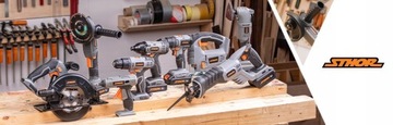 ОРБИТАЛЬНАЯ ШЛИФОВАЛЬНАЯ МАШИНА STHOR PEX 125MM АККУМУЛЯТОР 20В +4Ач
