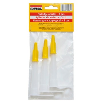 НАБОР АППЛИКАТОРОВ КАРТРИДЖЕЙ ИЗ 3 ШТ. SOUDAL