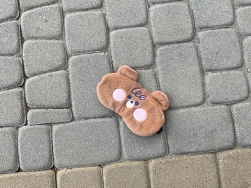 МАСКА ДЛЯ СПЯЩЕГО ПУЗЫРЯ РЕЛАКСАЦИЯ BEAR BEAR PLUSH коричнево-коричневый