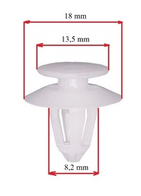 фото thumb №2, 5x штифт клипса обивка mitsubishi space star