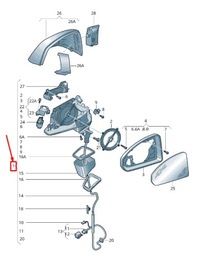фото thumb №7, Audi q5 fy передняя часть правый сторона wing mirror lhd 80b857410c9b9