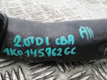 фото thumb №6, Труба воздуховод интеркулер vw passat b6 3c 3c0 2.0tdi cba 1k0145832aa 03l13111