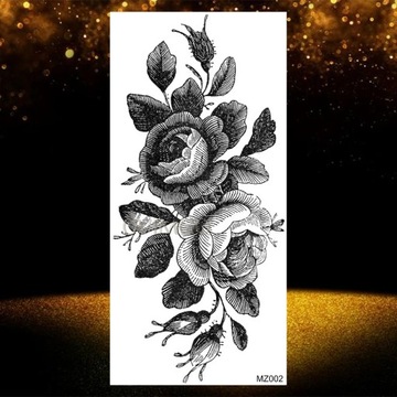 Indian Black Henna Temporary Tattoos For Women Mandala Flower DreamCatcher