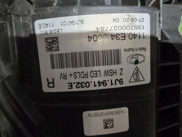 фото thumb №7, Лампа правая перед porsche taycan полный led 9j1941032e