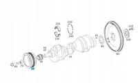 фото thumb №1, Оригинальные шкив коленчатого вала mercedes-benz om278