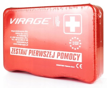 GAŚNICA SAMOCHODOWA 1KG + TRÓJKĄT + APTECZKA
