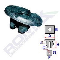 фото thumb №1, Кліпса колодка opel astra f g corsa vectra zafira