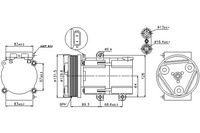 фото thumb №1, Nissens 89068 компрессор, кондиционер