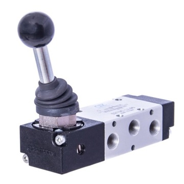 ПНЕВМАТИЧЕСКИЙ КЛАПАН 5213C LL90 5/3 G1/8 С РЫЧАГОМ