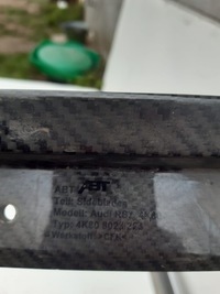 фото thumb №2, Планка пороговая левая audi rs7 c8 4k карбон abt