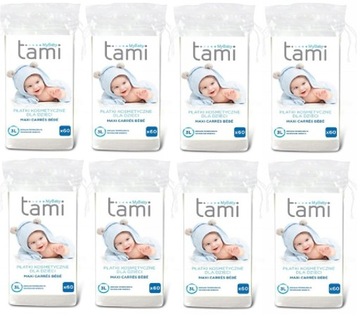 Хлопья TAMI BABY КОСМЕТИЧЕСКИЕ 8x60шт 480шт