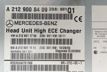 фото thumb №7, Радіо cd навігація mercedes w212 a2129008409