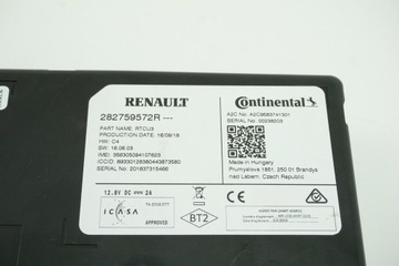 фото thumb №2, Модуль навигации reanult clio iv 282759572r