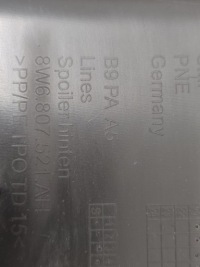 фото thumb №11, Накладка диффузор бампера audi a5 s-line lift