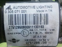 фото thumb №6, Mini cooper clubman i r55 1.6 b 08r 5d галоген левое 0305071001 2751295-08