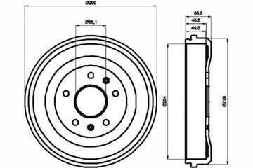 фото thumb №2, Барабаны тормозные зад land rover freelander 1.8 2.0d