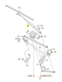 фото thumb №7, Важіль двірники aero vag audi a3 2008 2013