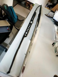 фото thumb №12, Задній gryf хром 3 частини з прокладка mercedes 107