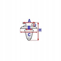 фото thumb №4, 10szt renault modus - клипса стойка