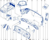 фото thumb №12, Кронштейн балка бампера задня dacia duster iii bigster 850424422r