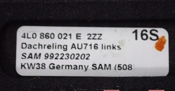 фото thumb №9, Рейлінги дахові хром 4l0860021e 2zz audi q7 4l