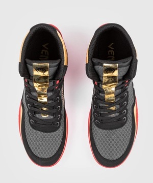 Борцовские туфли Venum Elite Black/Gold/Red 44.5