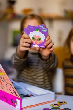 JANOD MAGNETIC PUZZLE FACES СМЕШНОЕ ЛИЦО ДЕВУШКИ MAGNETIBOOK