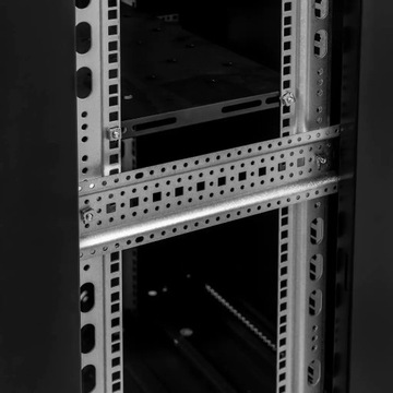 Шкаф RACK 19″ 22U стоячий серверный металлический 60х60х116,5 см черный Мега-М