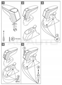 фото thumb №7, Підлокітник з адаптер do fiat 500l, 2012-2018, arm2-black